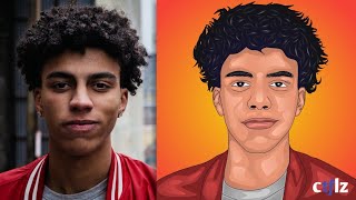 How to Draw a Cartoon Portrait Vector Art on Android | Easy Tutorial