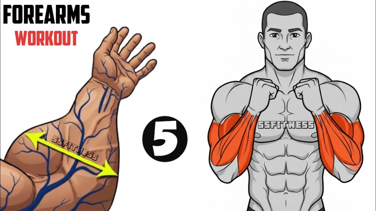 5 Must-Do Exercises For Huge, Massive Forearms | 100% Effective Growth Guide