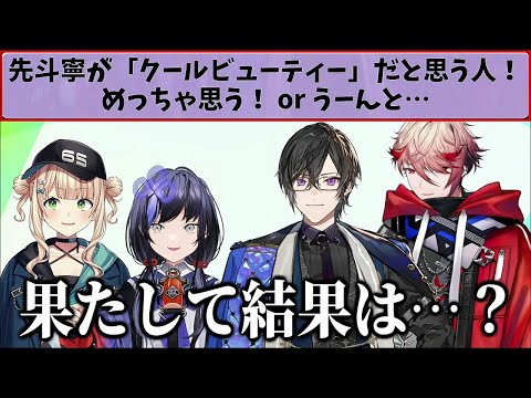 アンケートで「先斗寧はクールビューティかどうか」を聞いてみた結果……【にじさんじ切り抜き/先斗寧/鏑木ろこ/四季凪アキラ/セラフ・ダズルガーデン】