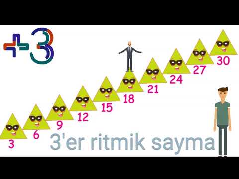 3 'erli ritmik sayma