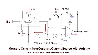 Measure Current from Constant Current Source with Arduino