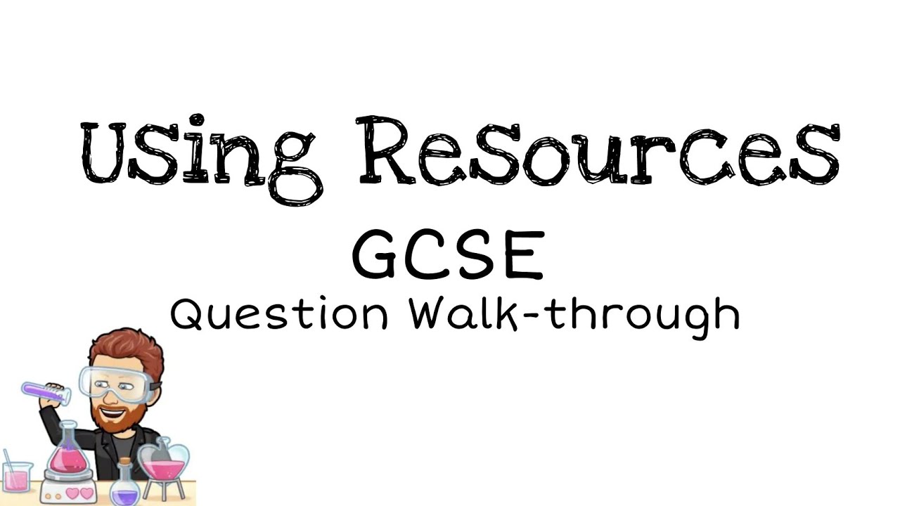 Using Resources | GCSE | Question Walk-through | Water Treatment | Phytomining | LCA