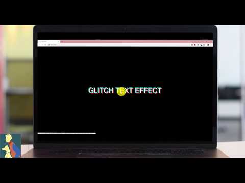 Pure css GLITCH TEXT EFFECT