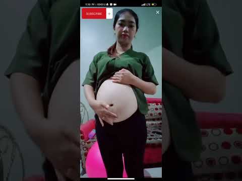 Bumil 6 bulan live full spil perut mulus