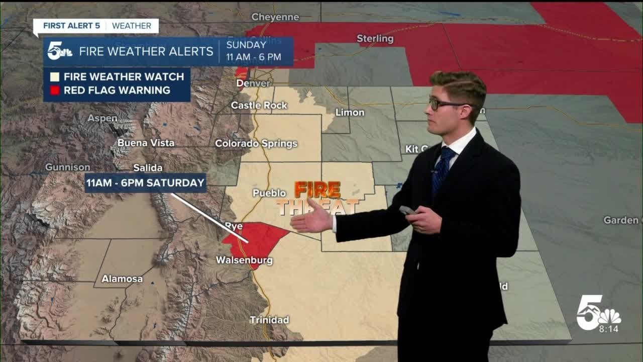Mild and dry Saturday with elevated fire danger - YouTube