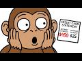 Credit Cards Explained with Bananas 🍌 | Broke Monkey #credit #bank #viral @Primateeconomics