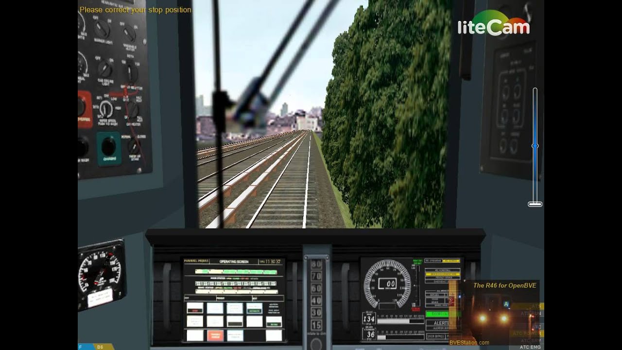 openbve LIRR M7 cab ride - YouTube