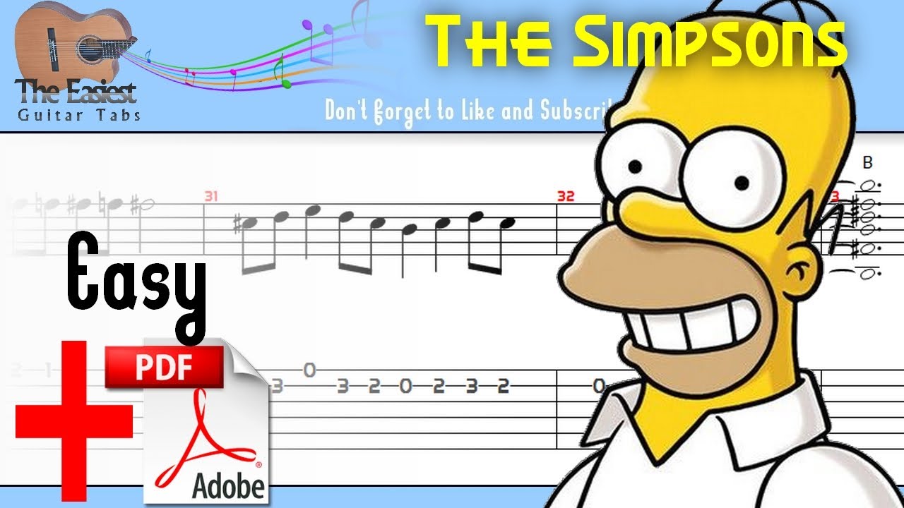 Video of The Simpsons Theme Guitar Tab