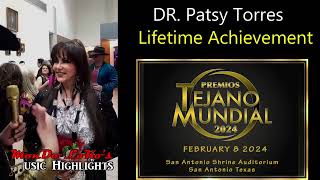 Patsy Torres at Tejano Mundial Red Carpet in San Antonio Texas