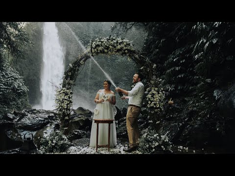 Waterfall Wedding of Adam & Shona organised by Bali Moon Wedding