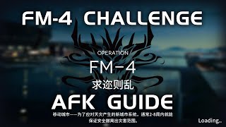 Fm-4 Challenge Mode Easy& Afk Guide Fantasy In The Mirage Arknights