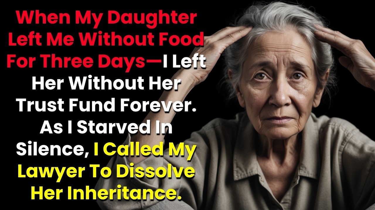 When My Daughter Left Me Without Food For Three Days—I Left Her Without Her Trust Fund Forever