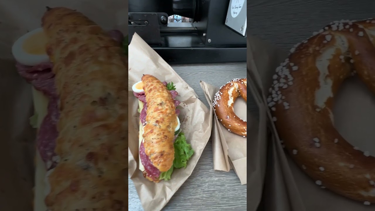 Quick Breakfast ☕️ at Munich international Airport, Germany