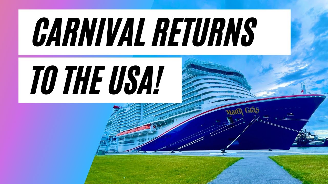 CRUISE NEWS - More Carnival Cruise Ships Return!