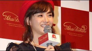 藤本美貴の夫婦円満の秘訣は…　「株式会社赤い帽子」発表会(3)
