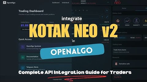OpenAlgo  -  Kotak Neo API V2 Integration