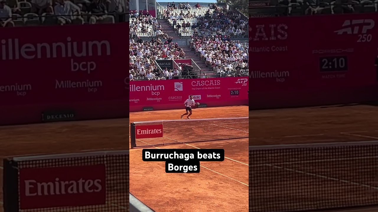 Nuno Borges falls short in Estoril again, this time losing to Roman Andres Burruchaga in three sets