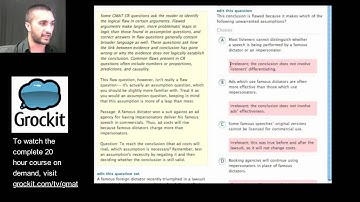 Grockit GMAT TV Lesson 2, Part 1 (Quantitative Data Sufficiency)