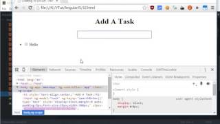 AngularJS Tutorial 32 Creating To Do App Part 4