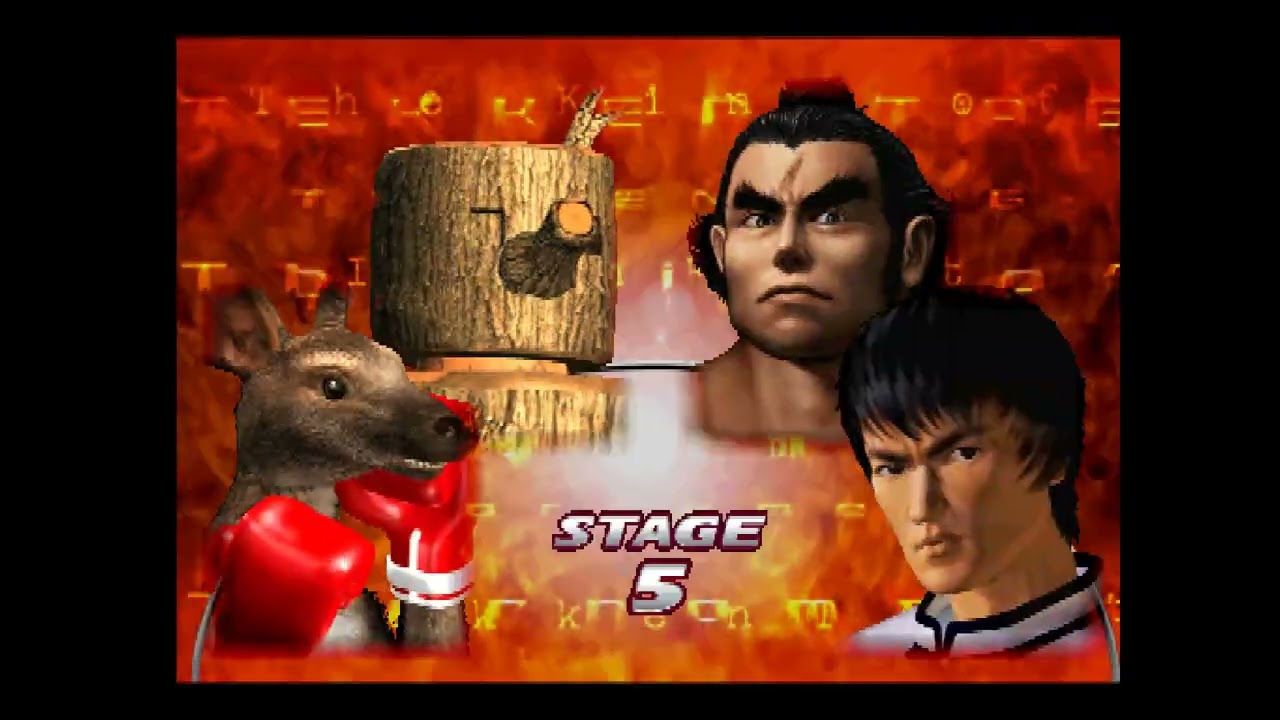 Tekken Tag Tournament Arcade - Mokujin & Roger (MAMEUI)