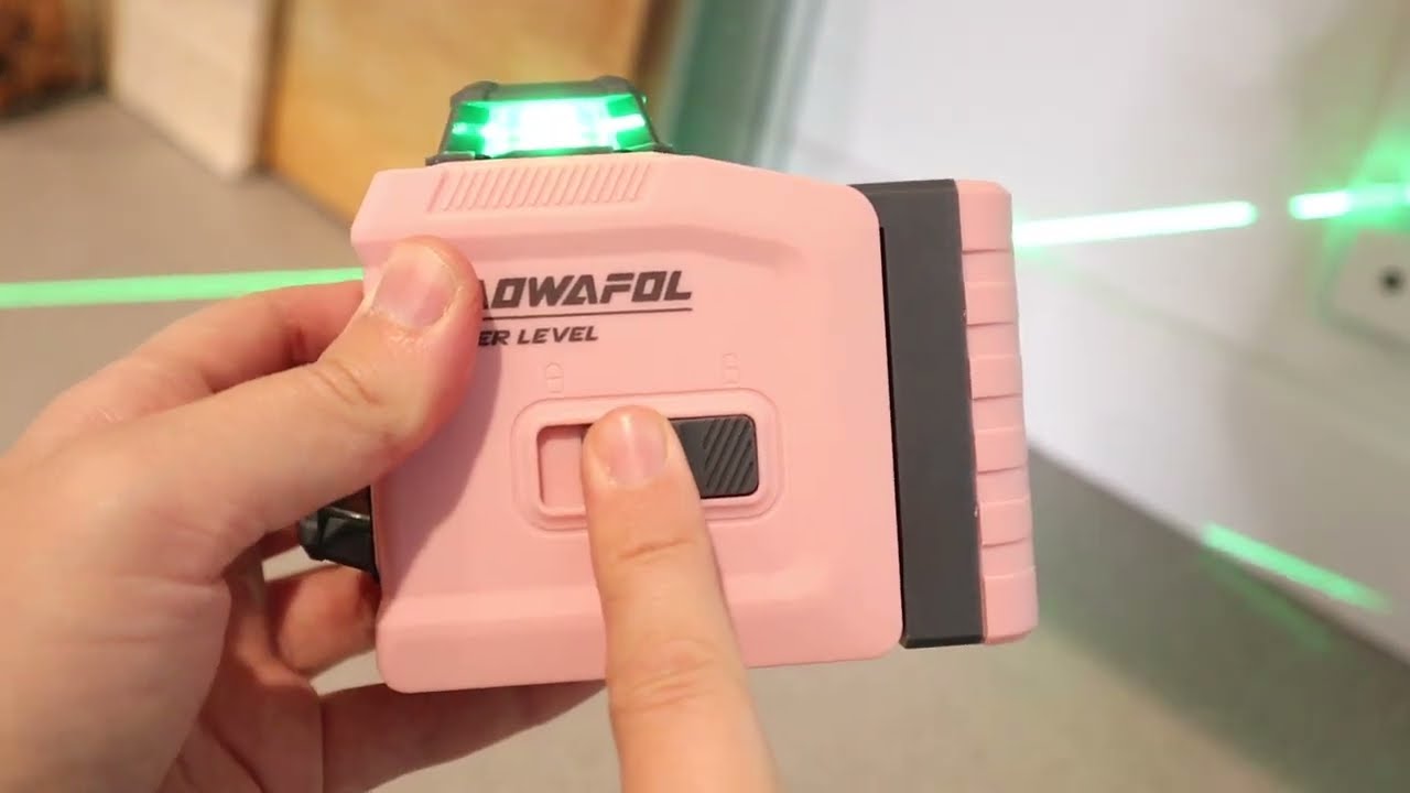 Paowafol Laser Level Review | 360 self leveling and Picture Hanging 12 Green Lasers