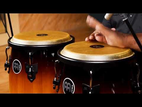 Meinl Headliner Wood Congas 11 & 12 Set, Incl. Basket Stands Vintage S