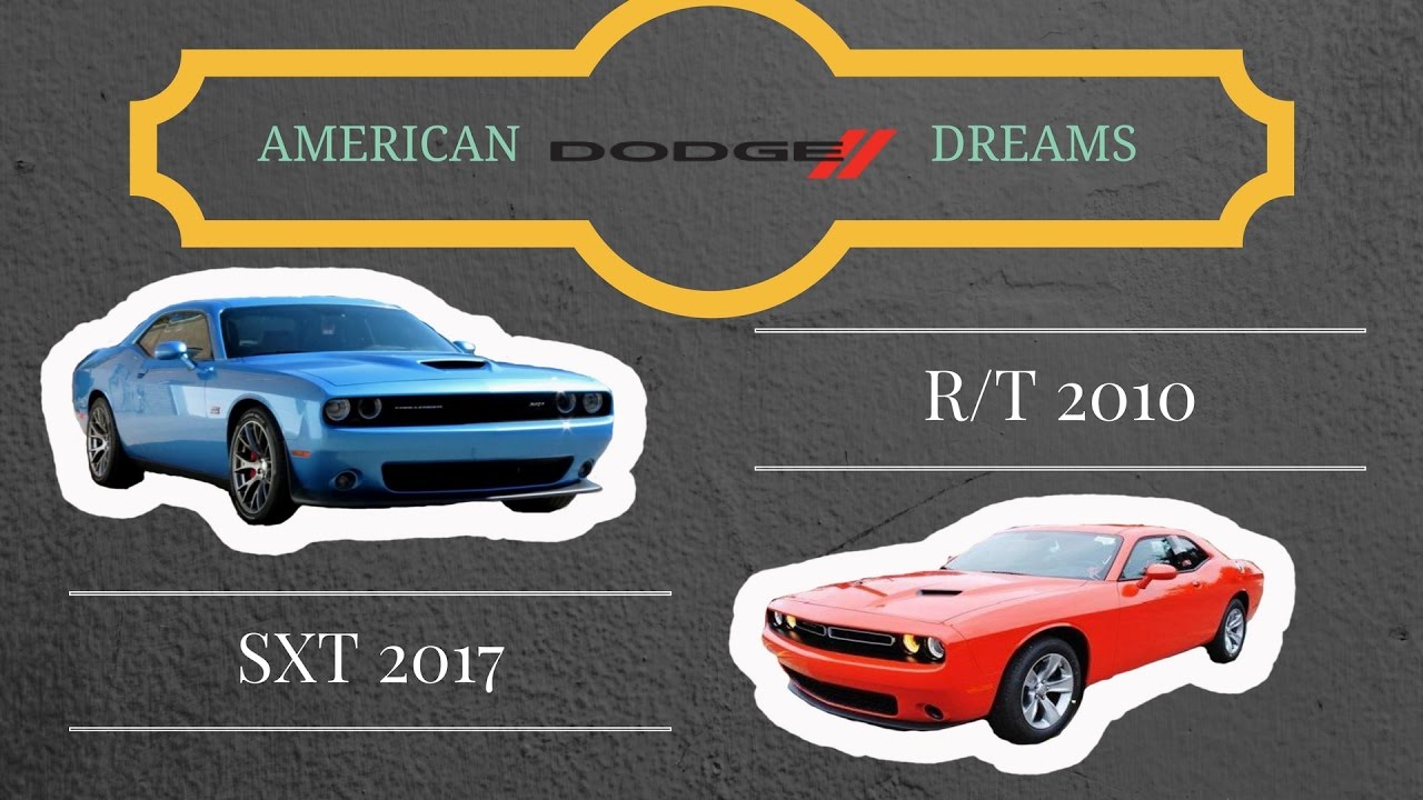 Vlog Dodge Challenger R T 2010 Vs Sxt 2017 You Vlog Dodge Challenger R T 2010 Vs Sxt 2017