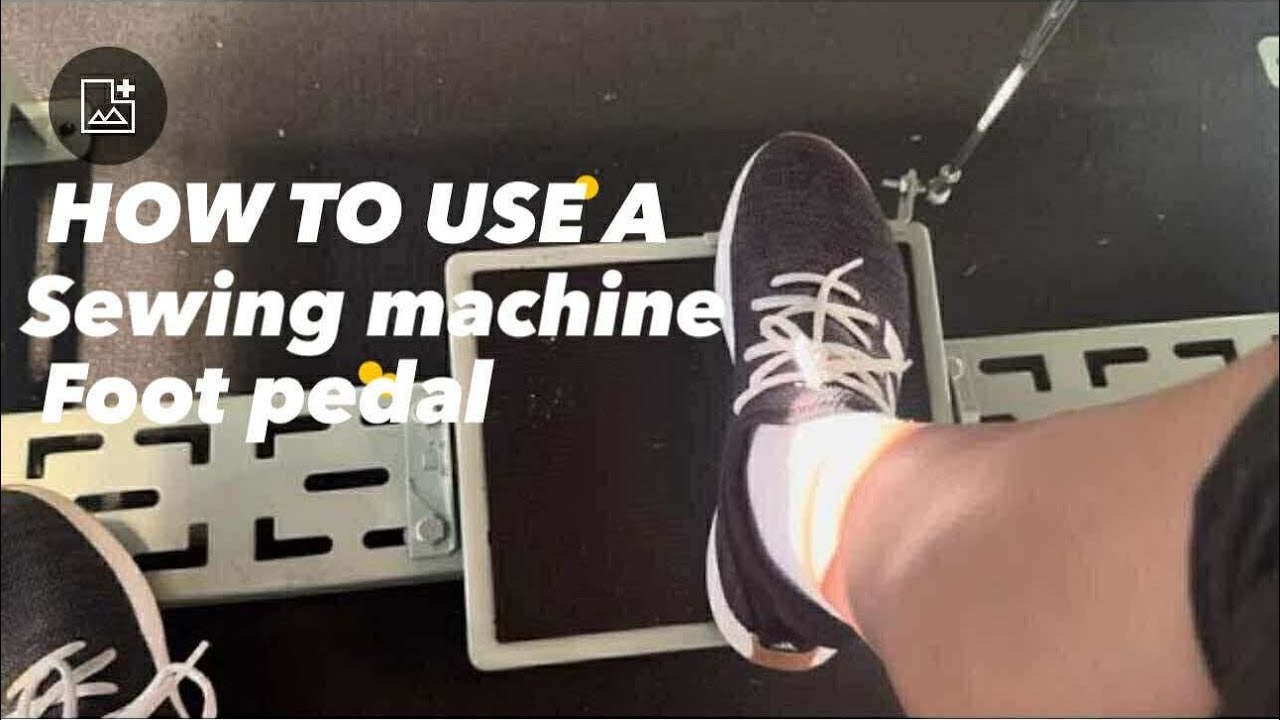 How to use pedal foot in juki machine /industrial sewing machines 