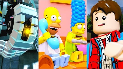 LEGO Dimensions All Level Packs Wave 1 (The Simpsons, Portal 2, Back to the Future)