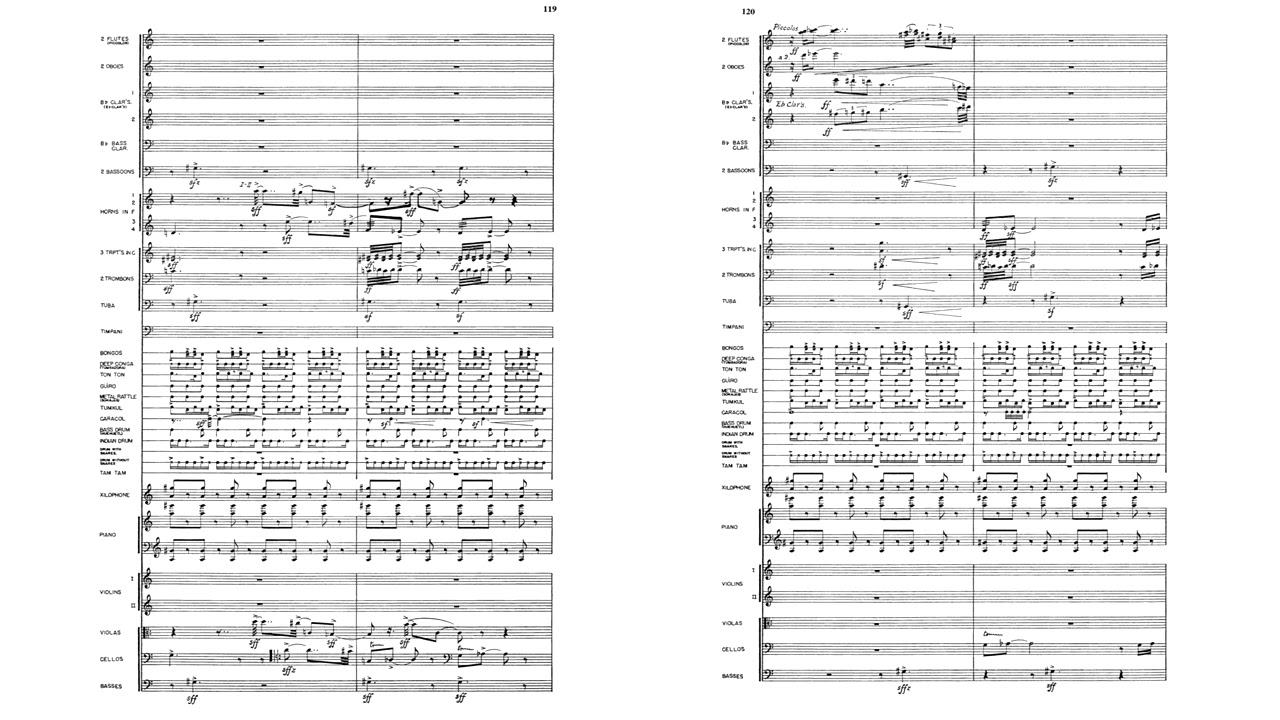 Silvestre Revueltas La Noche De Los Mayas Iv Noche De Encantamiento For Orchestra Score Video Youtube