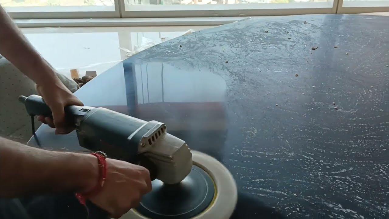 black marble dining table polishing or buffing YouTube