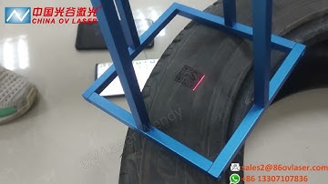 Handheld fiber laser mark QR code on rubber tires Fiber laser engraving marking machine