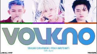 TREASURE – VolKno (CHOI HYUN SUK x YOSHI x HARUTO Unit) Color Lyrics