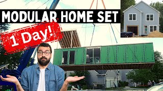 Modular Home Set in One Day