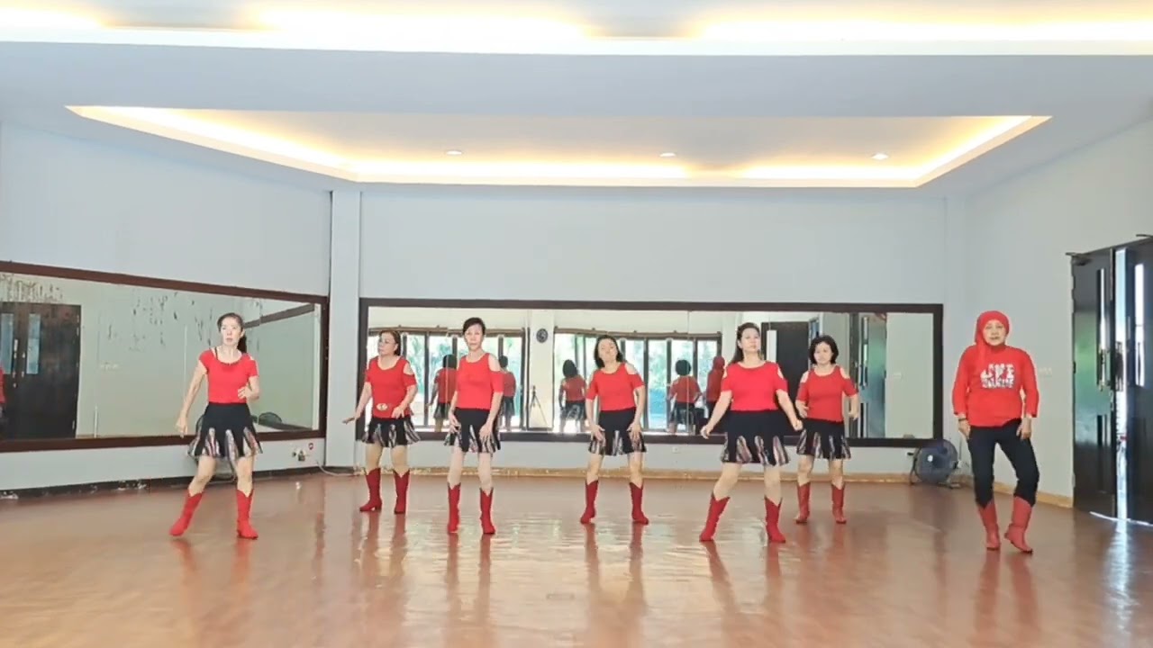 Next Big Swing ! - Line Dance, Choreo by Ryan Hunt (UK), Demo by Albatross Saturday Class