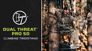 Summit Treestands Dual Threat Pro Sd Climbing Treestand