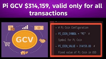 Pi GCV $314.159, alleen geldig voor alle transacties binnen het #PiNetwork