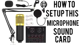  BM-800 Microphone + V8 Sound Card Setup Tutorial 🎧 (Step-by-Step)