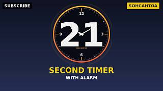 21 seconds Alarm Timer — Ideal for Workouts