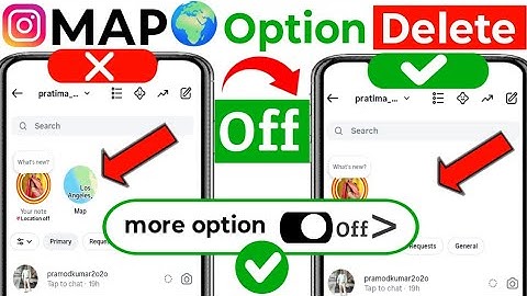 Instagram Map Option Remove Kaise Kare 2025 | how to remove map option on instagram | map delete