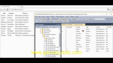 Asp.NET MVC -  SignalR ve SqlDependency Eşliğinde Notifications Örnek Çalışma Videosu