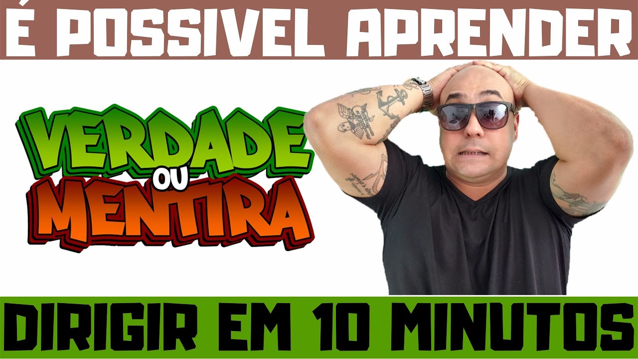 SERÁ QUE É POSSÍVEL ALGUÉM REALMENTE APRENDER A DIRIGIR EM APENAS 10 ...
