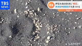 伊豆大島にも軽石漂着 都が海底火山との関連調査