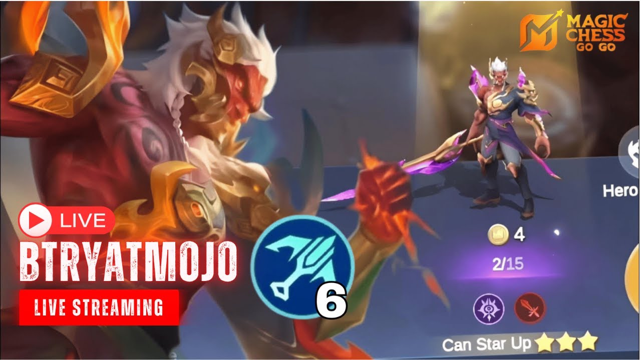 LIVE STREAMING MAGIC CHESS GO GO !!!  WINSTREAK APA LOSESTREAK? 