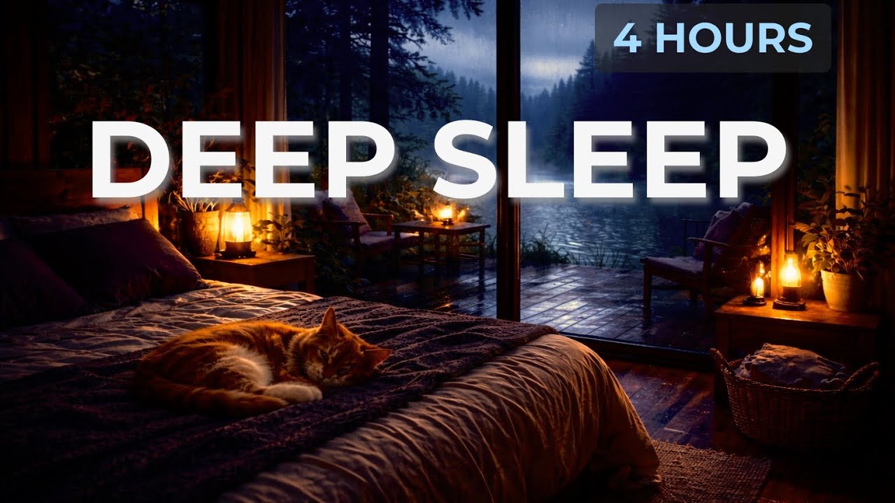 4 Hours of Rainy Night Lofi — Calm Atmosphere for Deep Rest