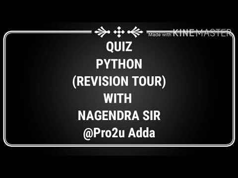 computer science Python Quiz 1 answers with explanation