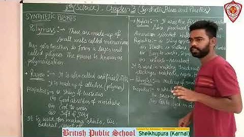 Class-8th |Science| chapter-3 |Synthetic fibre and plastic|