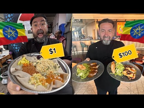 1 vs 100 Ethiopian Food in Addis Ababa