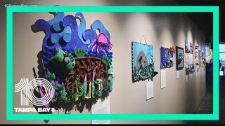 Trash pulled from Tampa Bay waters becomes art in the hands of students