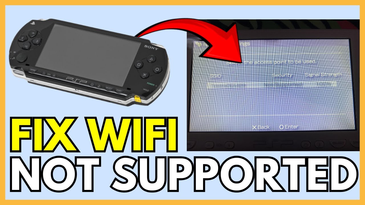 Как исправить ошибку «Wi-Fi не поддерживается» на Sony PSP (полное руководство)